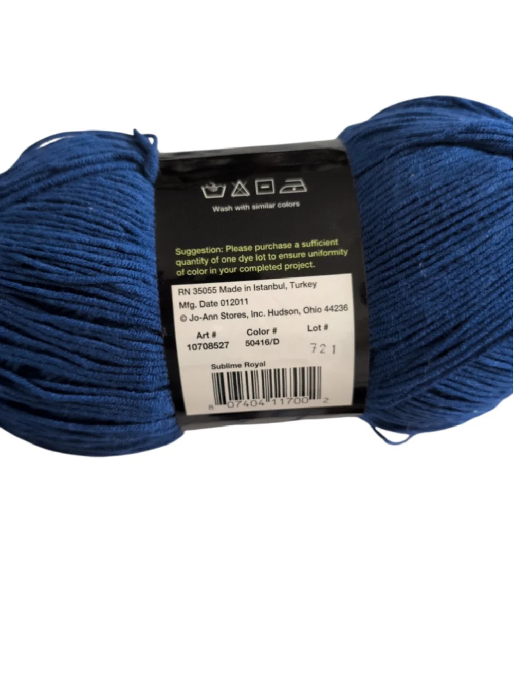 FREE! Sensations Sublime Yarn One Size Blue